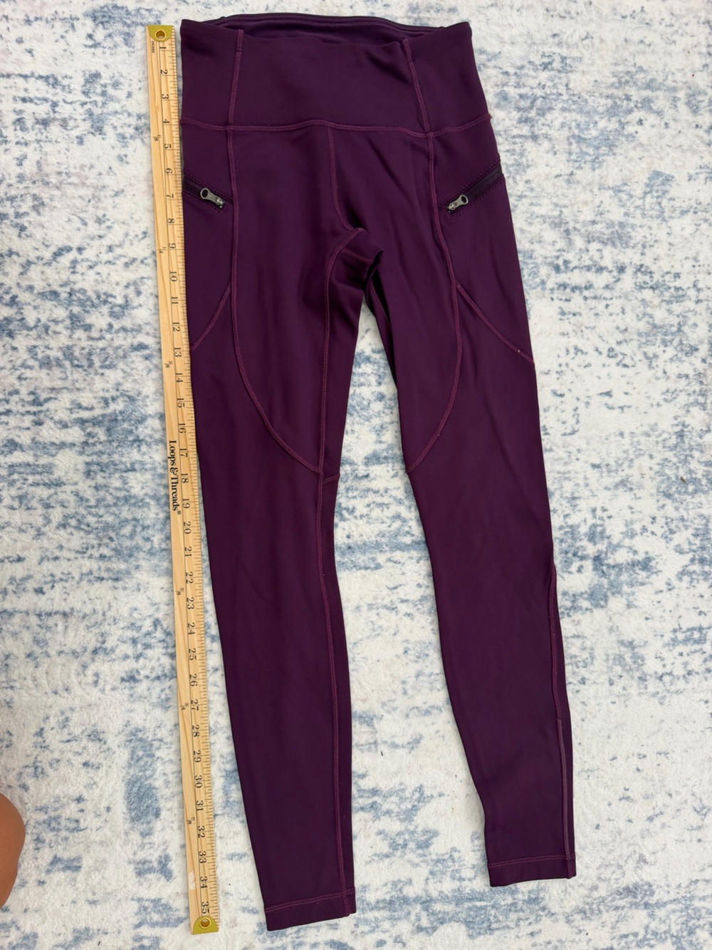 lululemon athletica Plum High-Rise Performance Leggings lightly lined for fall 6